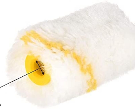 or Small Area & Corner: With one end closed design, you can brush the dead end corners and prevent paint from leaking. Application: Small size and lightweight. Perfect replacement cover for paint rollers to paint trim, doors, edging and line striping. Quality and study tray to ensure no drips or spills. Quick and easy to change rolls. Comfortable and strong handle Professional quality mini rollers for a hi-performance. he paint roller is used in renovation work outdoors and indoors of buildings. The paint roller is a universal tool that makes painting work significantly easier - its versatile uses convince many professionals from the construction industry as well as people who have no experience with painting The ergonomic rubber handle makes the item very light and does not slip out of your hand. Colour of Rubber Handle grip will be yellow black combination