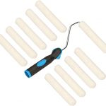 brand and stands for quality, safety but above all for precision. items are checked several times and are suitable for use in industry as well as for private use. Thanks to our many years of experience, we are leaders in the production and processing of handmade parts Set of 10 velour paint rollers with rubber handle, paint roller brush, 6 inch epoxy roller 10 pcs and 1 pcs rubber grip comfortable handle